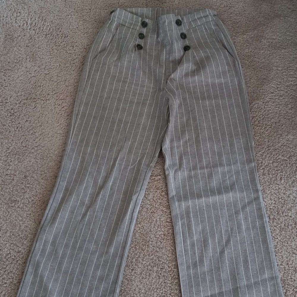 Linen dress pants